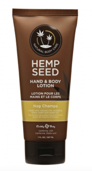 Hemp Seed Hand & Body Lotion - Nag Champa 7oz